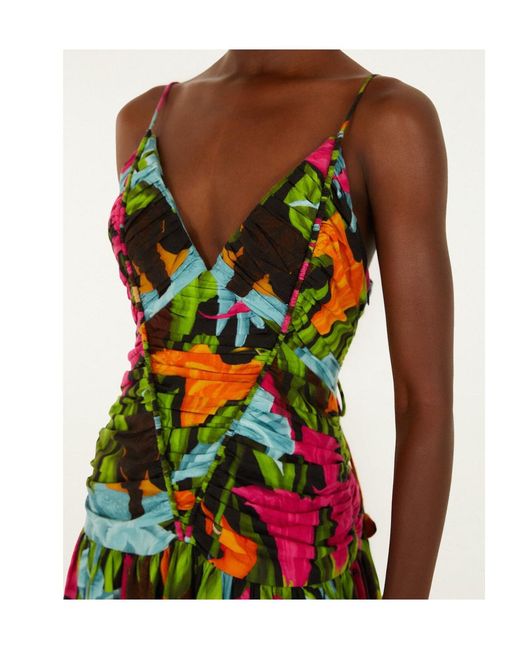 Farm Rio Multicolor Slip Dress