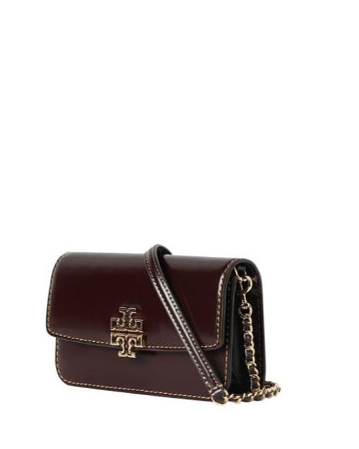 Tory Burch Brown Flap Shoulder Bag