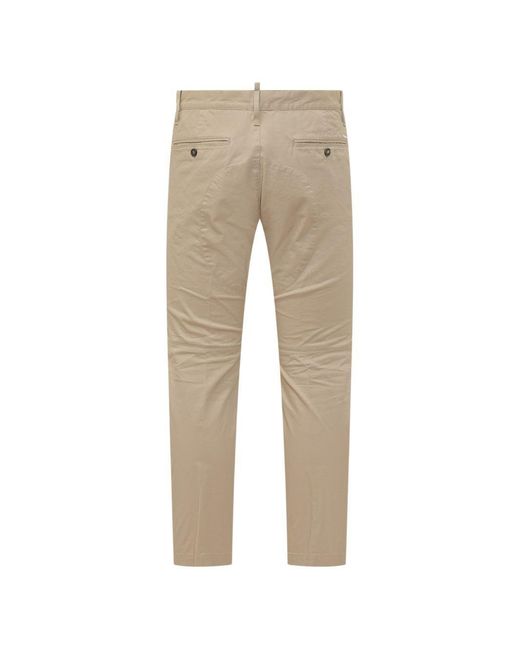 DSquared² Natural Straight Leg Pants for men
