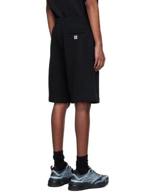 Givenchy Black Cotton Shorts for men