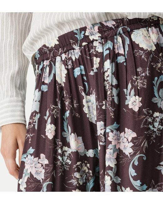 Forte_forte White Jacquard Trousers Peonia My Love