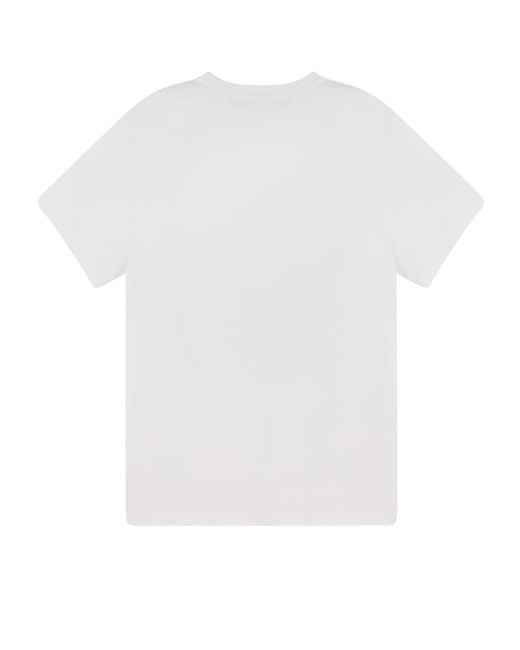 Aspesi White Silenzio Print T-Shirt for men