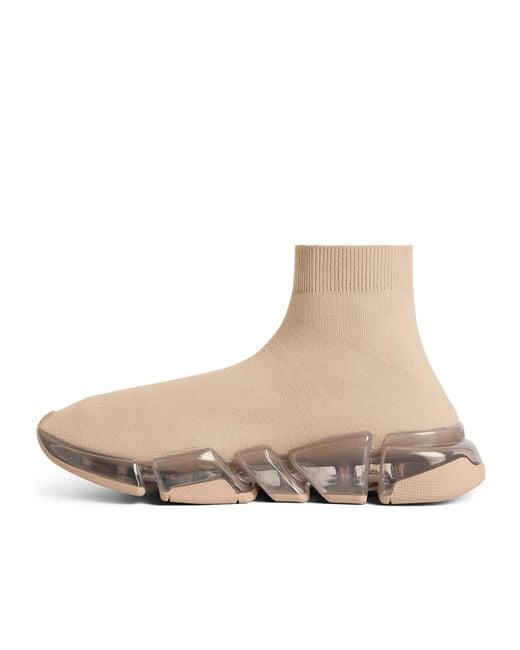Balenciaga Natural Speed 2.0 Full Clear Sole Sneakers