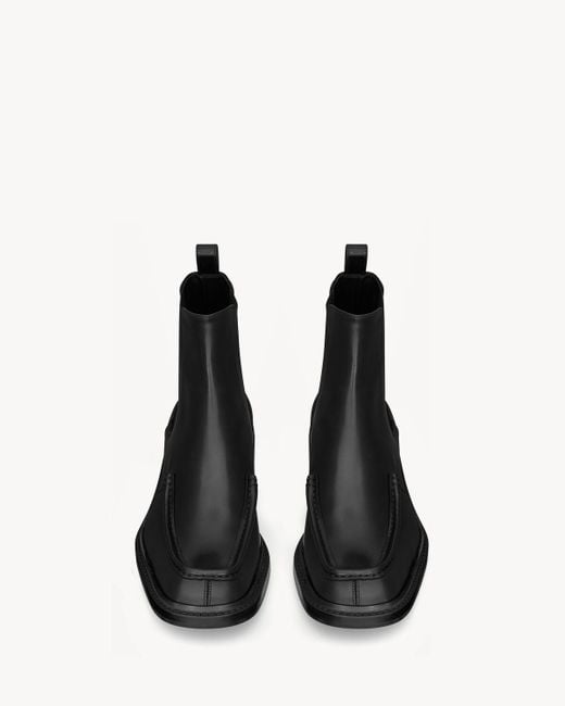Saint Laurent Black Joe Chelsea Boots for men
