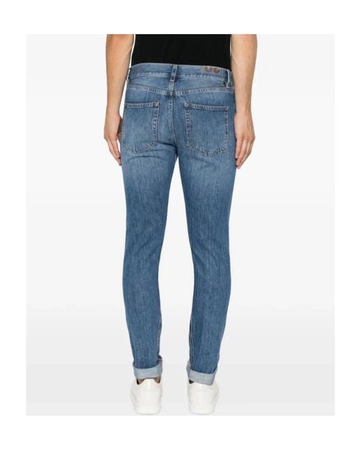 Dondup Blue Slim-Fit Denim Jeans for men