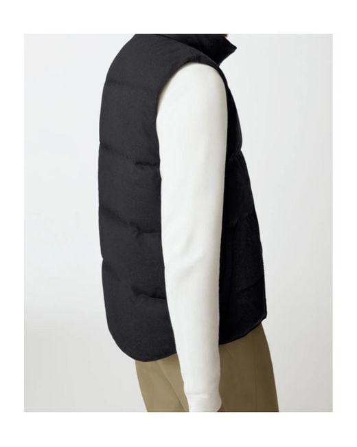 Canada Goose Black Garson Vest Down Jacket for men