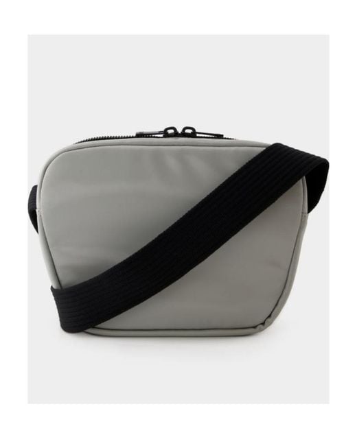 Y-3 Black Logo-Print Messenger Bag for men