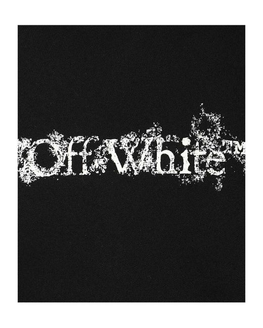 Off-White c/o Virgil Abloh Black Heraldic Arrow Skate Crewneck Sweatshirt for men