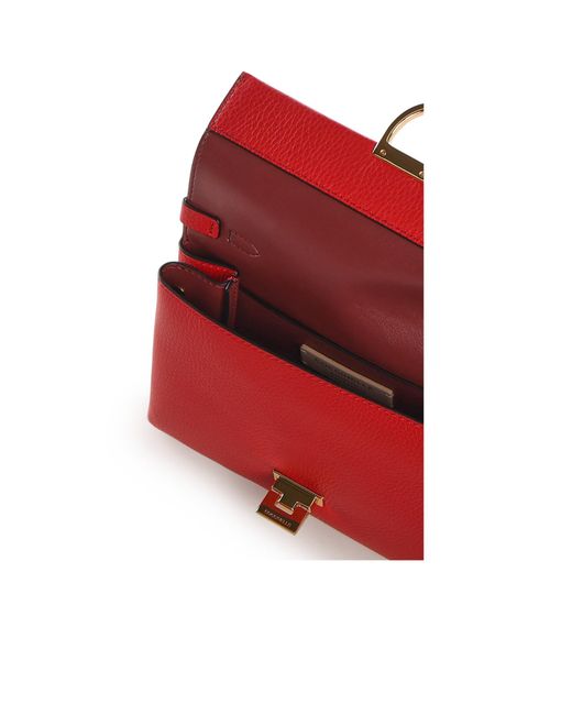 Coccinelle Red Mini Arlettis Top Handle Bag