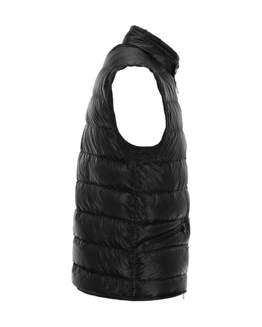 Moncler Black Gui Quilted Padded Gilet for men