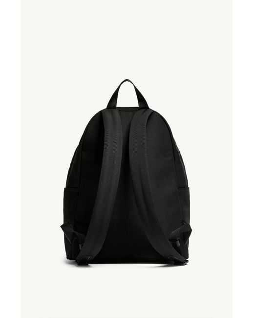 Moncler Black New Pierrick Logo Backpack for men