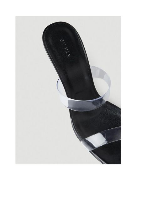 By Far Multicolor Clara Square Toe Heeled Mules