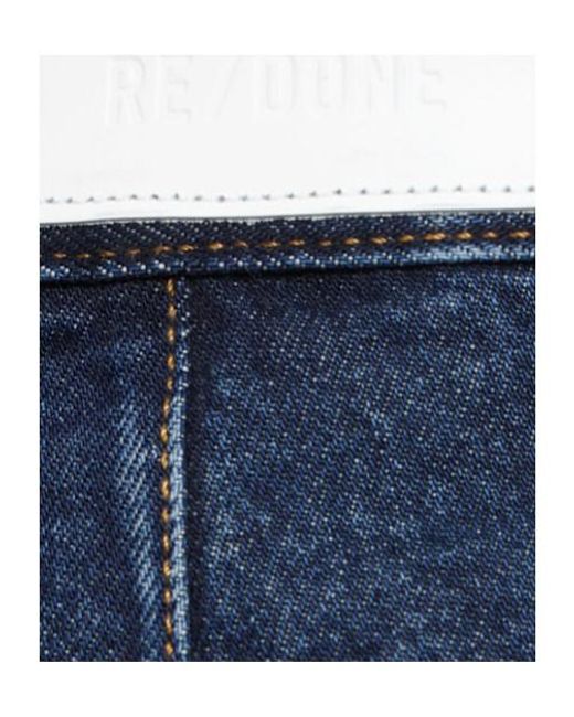 Re/done Blue Embossed Logo Wrangler Jeans