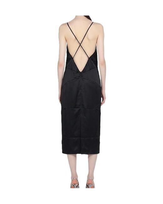 N°21 Black Spaghetti-Strap Dress