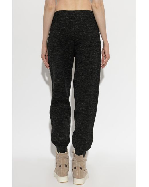 Isabel Marant Black Drawstring Sweatpants