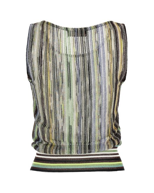 Missoni Green Sleeveless Vest