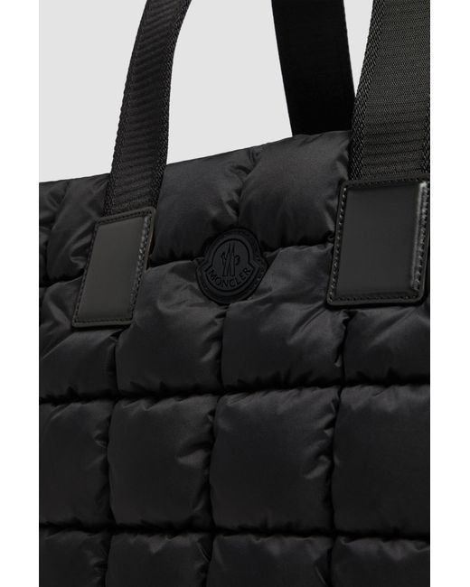 Moncler Black Caradoc Water-Repellent Tote Bag