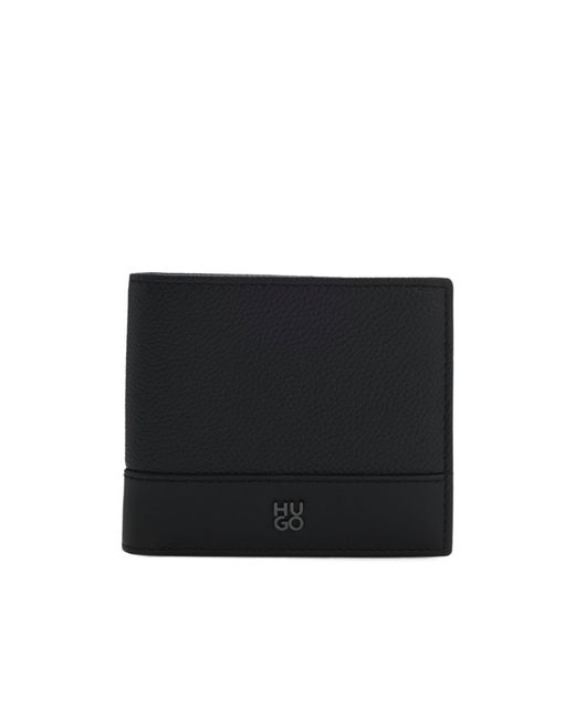 Boss Black Logo-Plaque Wallet for men