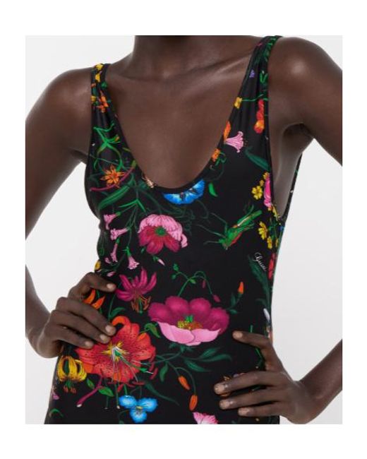 Gucci Multicolor Flora One-Piece Swimsuit