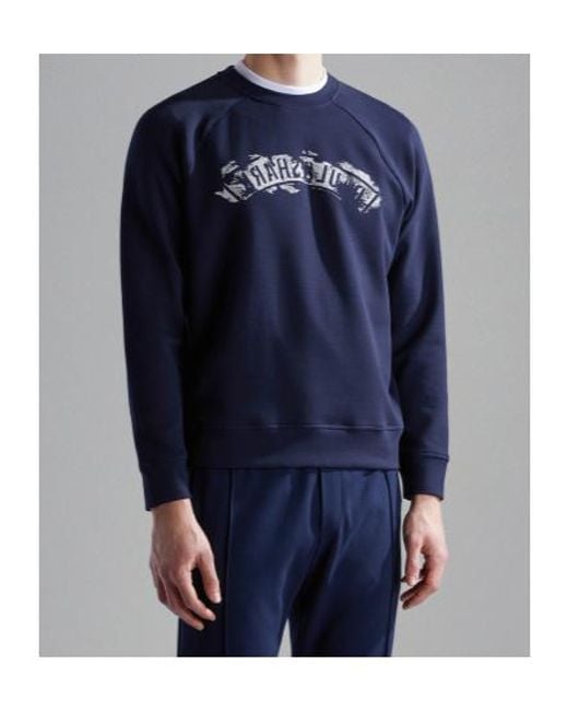 Paul & Shark Blue Long-Sleeved Sweater for men