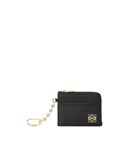 Loewe Black Anagram Square Coin Cardholder