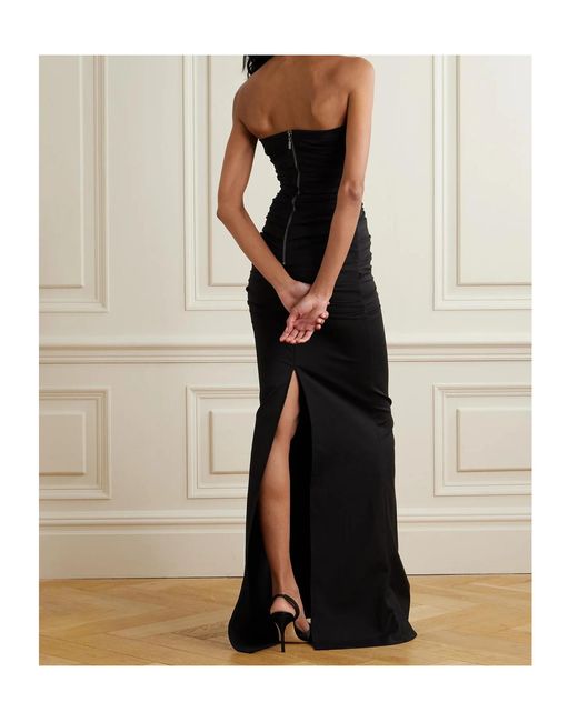 Maticevski Black Intoxicate Strapless Dress