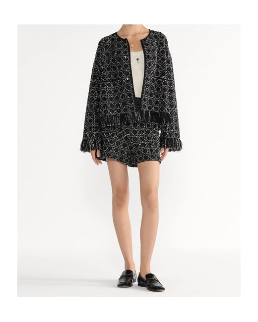 Dior Black Macrocannage Shorts