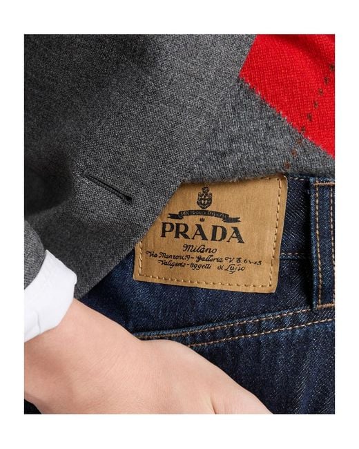 Prada Blue Denim Miniskirt