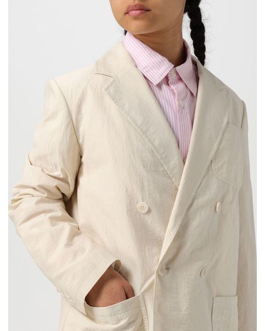 A.P.C. Natural Double-Breasted Tailored Blazer
