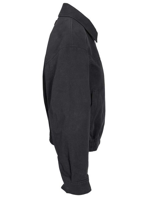 DUNST Blue Elasticated Waistband Zip-Up Jacket for men