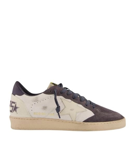 Golden Goose Deluxe Brand Brown Ballstar Lace-Up Sneakers for men