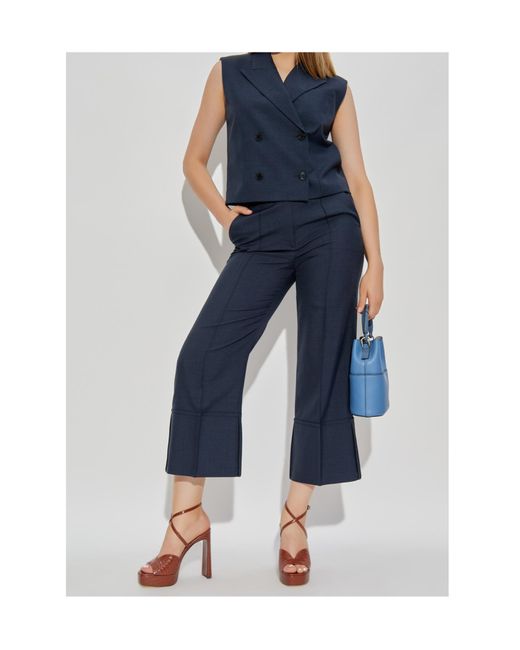 Theory Blue Waistcoats
