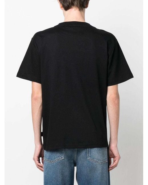 Gcds Black Logo T-shirt for men