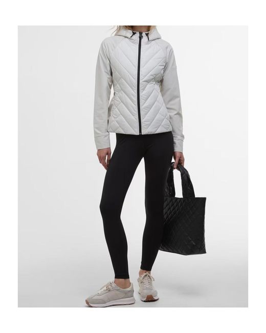 Barbour Gray Dakota Quilted Jacket