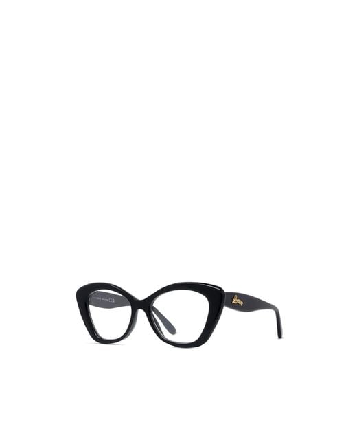 Loewe White Cat-Eye Frame Glasses