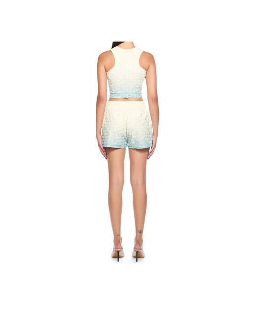 Off-White c/o Virgil Abloh Blue Crew Neck Vest