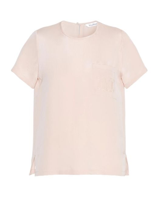 Max Mara Pink Short-Sleeved Shirt