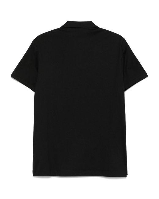 Dondup Black Short-Sleeved Polo Shirt for men