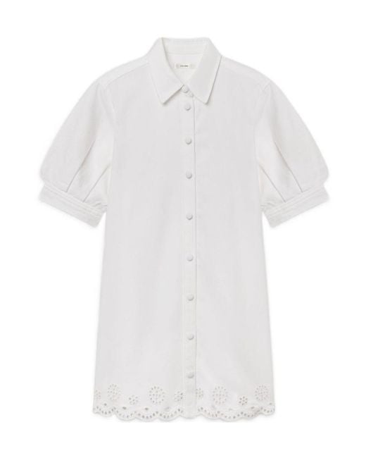 FRAME White Eyelet Play Dress