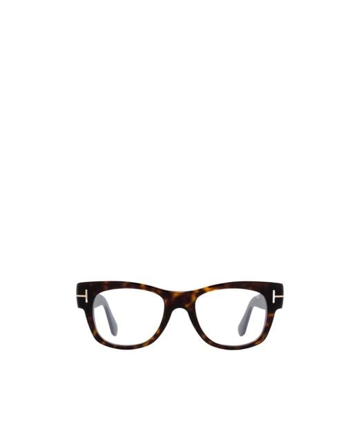 Tom Ford White Eyewear Square-Frame Glasses for men
