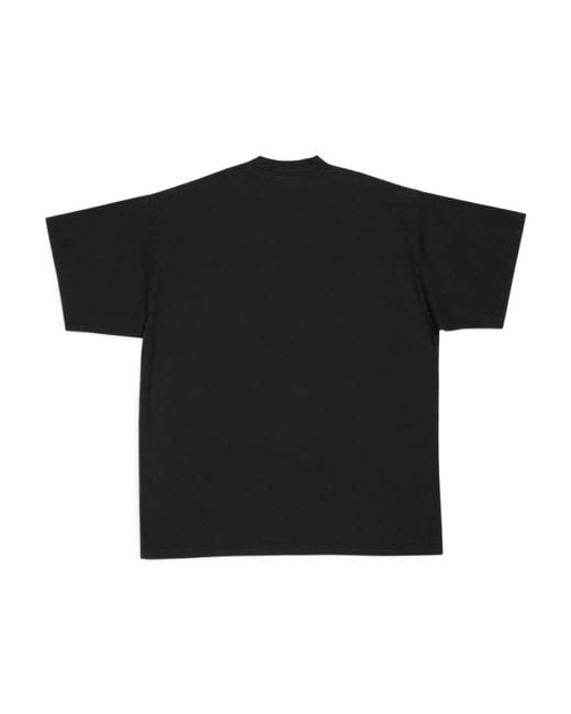 Balenciaga Black T-Shirt Adidas Oversize for men