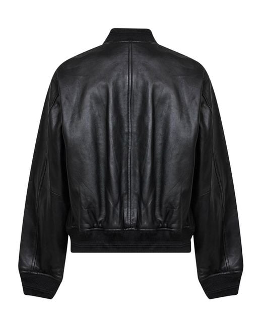 DIESEL Black Bomber Jackets