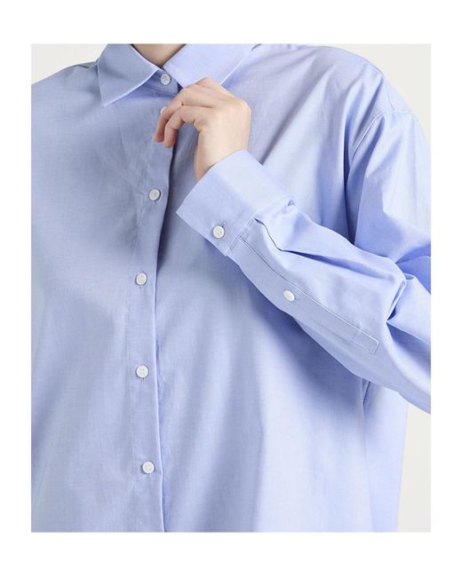 MAX&Co. Blue Long Sleeve Shirt