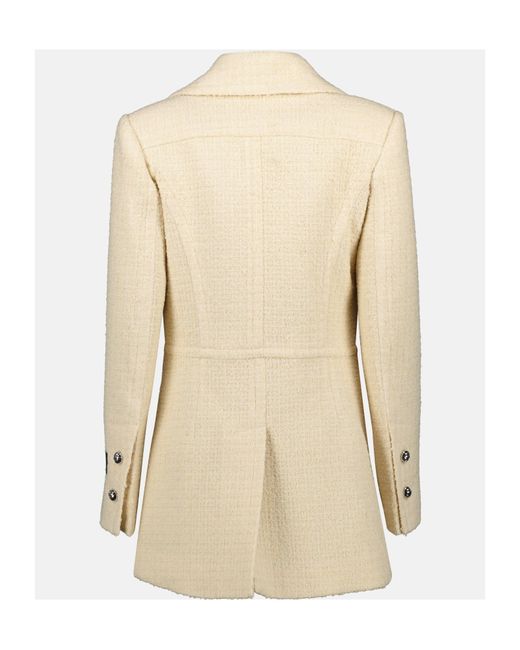 Patou Natural Single-Breasted Tweed Jacket