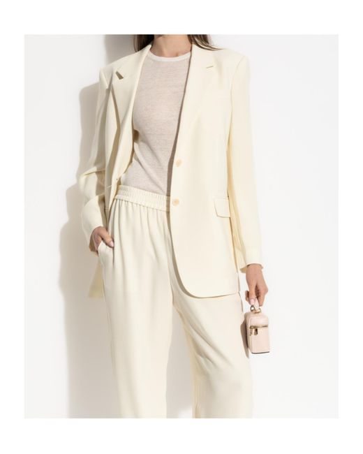 Theory Natural Single-Breasted Blazer