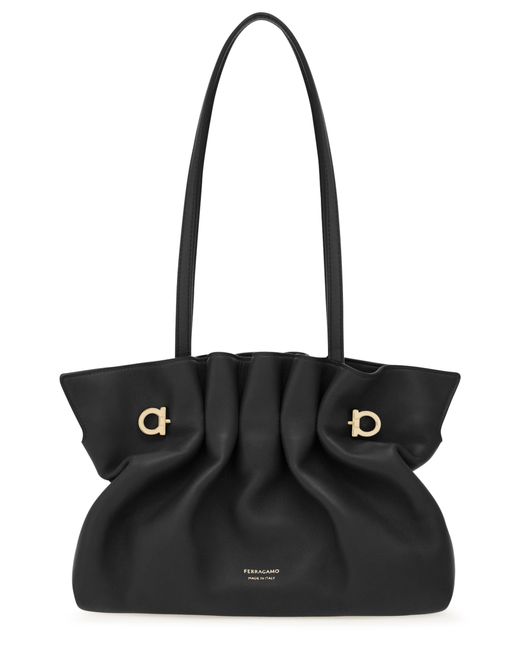 Ferragamo Black Ferragamo Soft-Bag