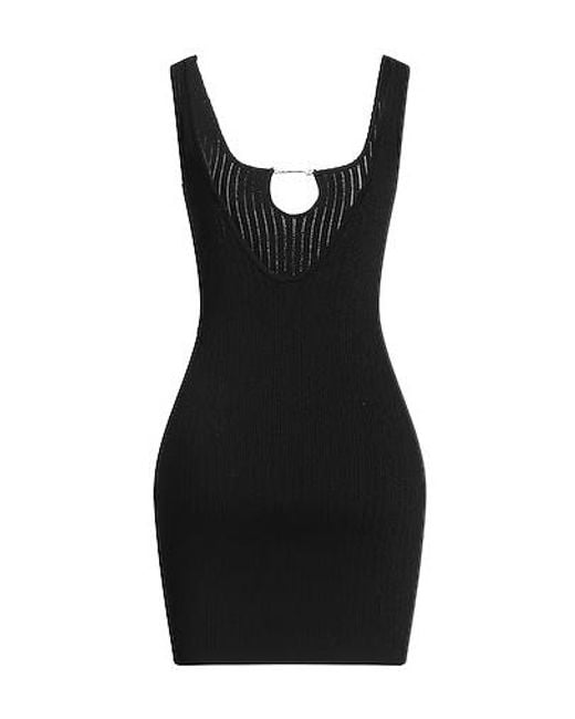 Jacquemus Black Sleeveless Knit Dress