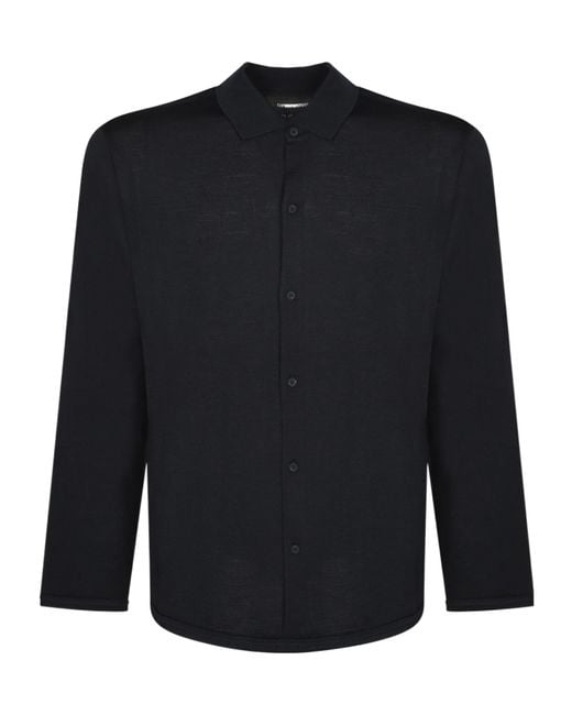 Emporio Armani Blue Long-Sleeved Shirt for men