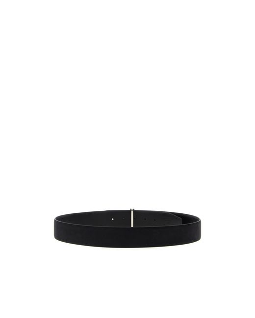 Tom Ford White T-Logo Plaque Reversible Buckle Belt for men