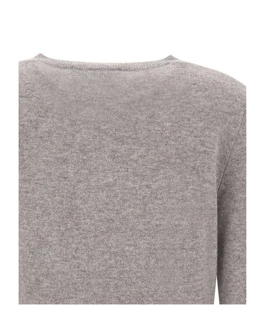 Kaos Gray Ribbed Button-Up Cardigan